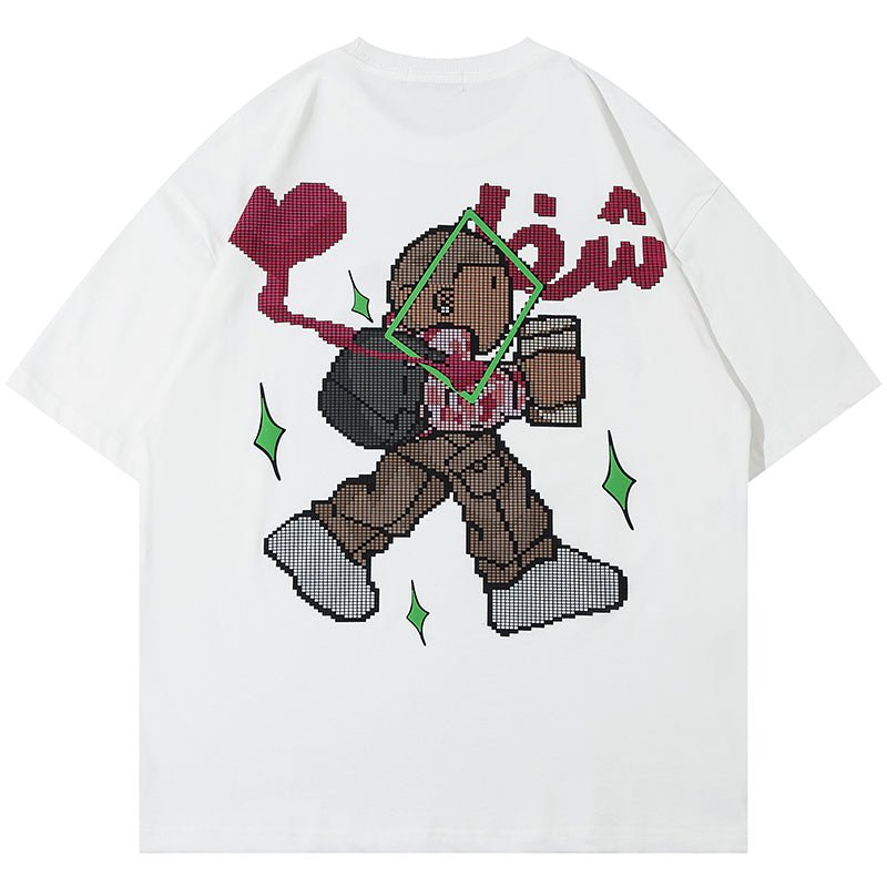 boy and heart graphic t-shirt
