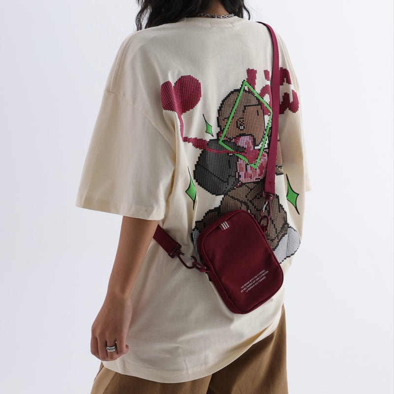 women oversize t-shirt with Pixel graphic