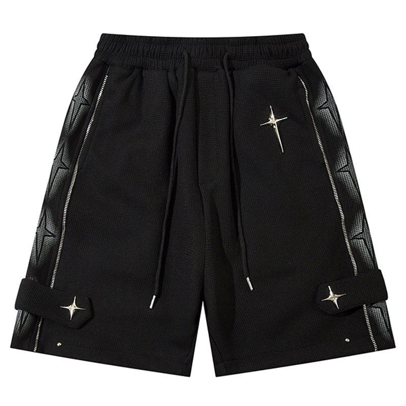 Waffle Shorts Crossed Asteroids