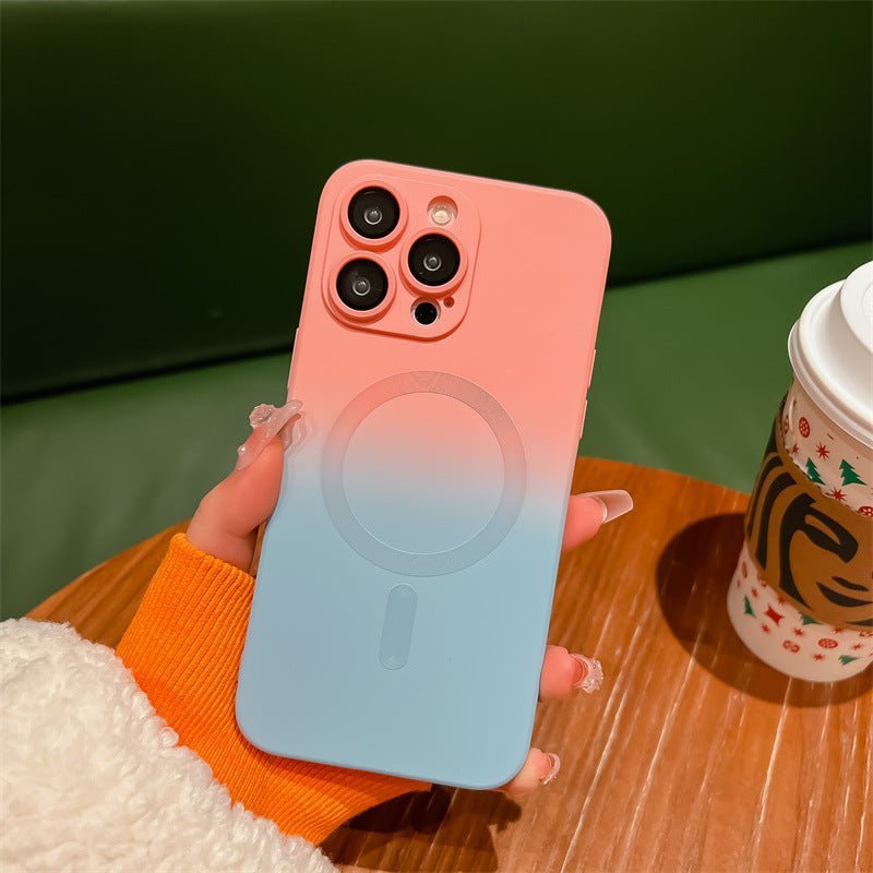 Blue gradient iphone case