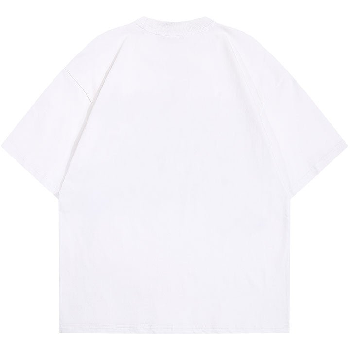 oversize letter graphic t-shirt