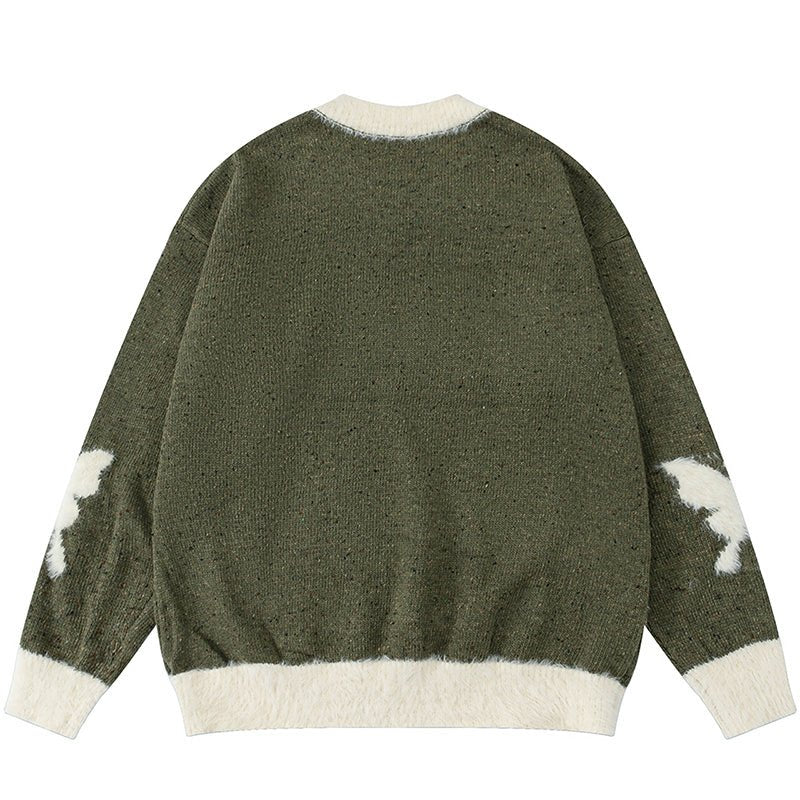 oversize knit sweater