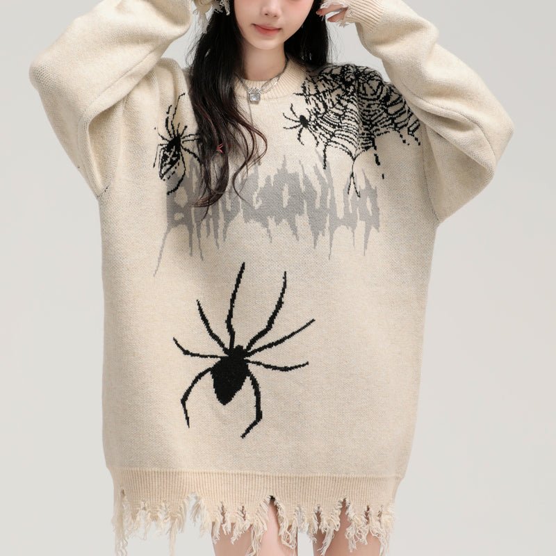 spider web sweater