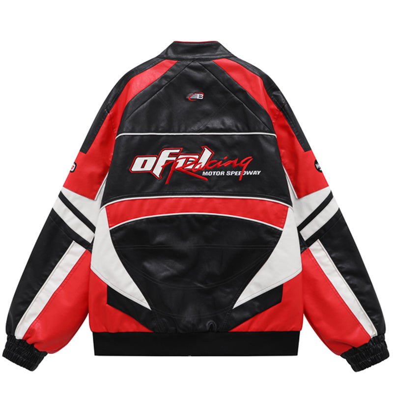 black racing jacket