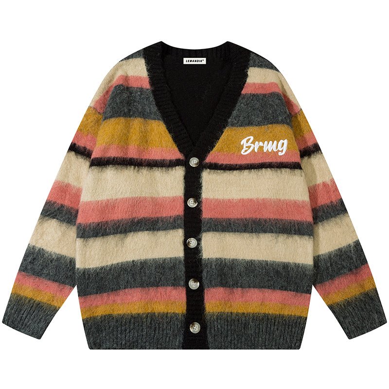 mohair striped sweater