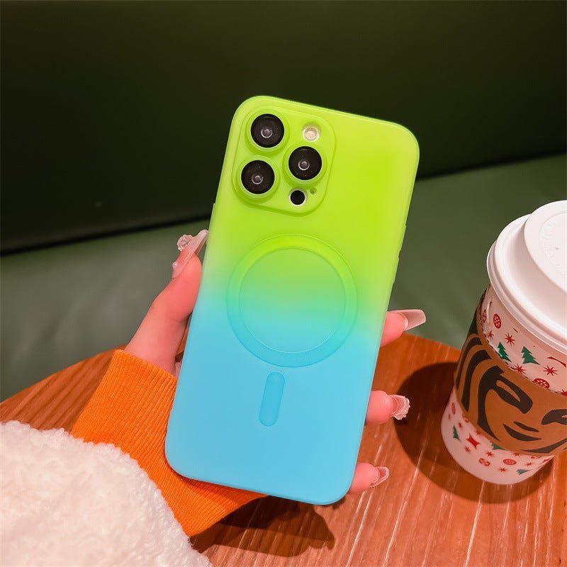 Green gradient iphone14 case
