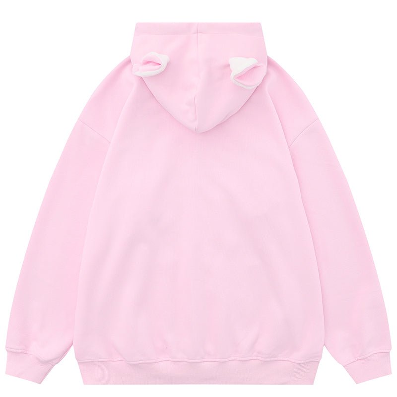 pink devil hoodie