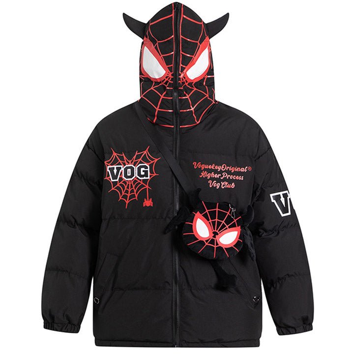 black spider web jacket