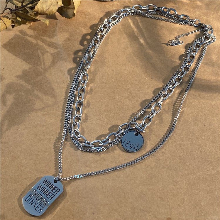 iron alloy Multi-Layer Necklace