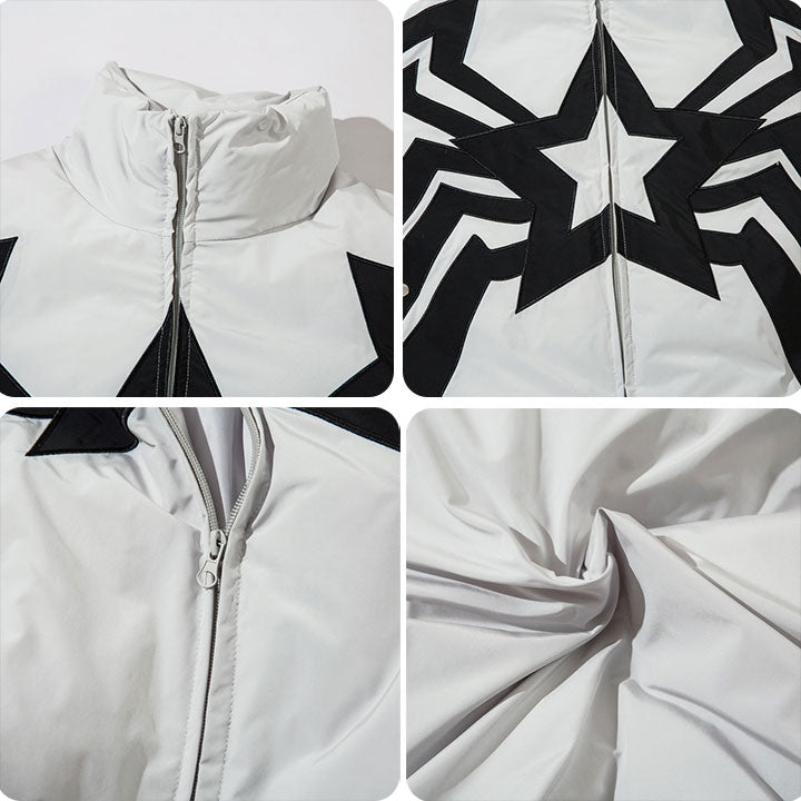 spider star puffer jacket