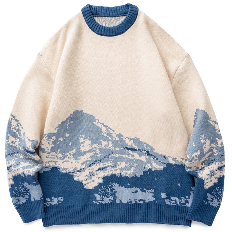 snow mountain sweater