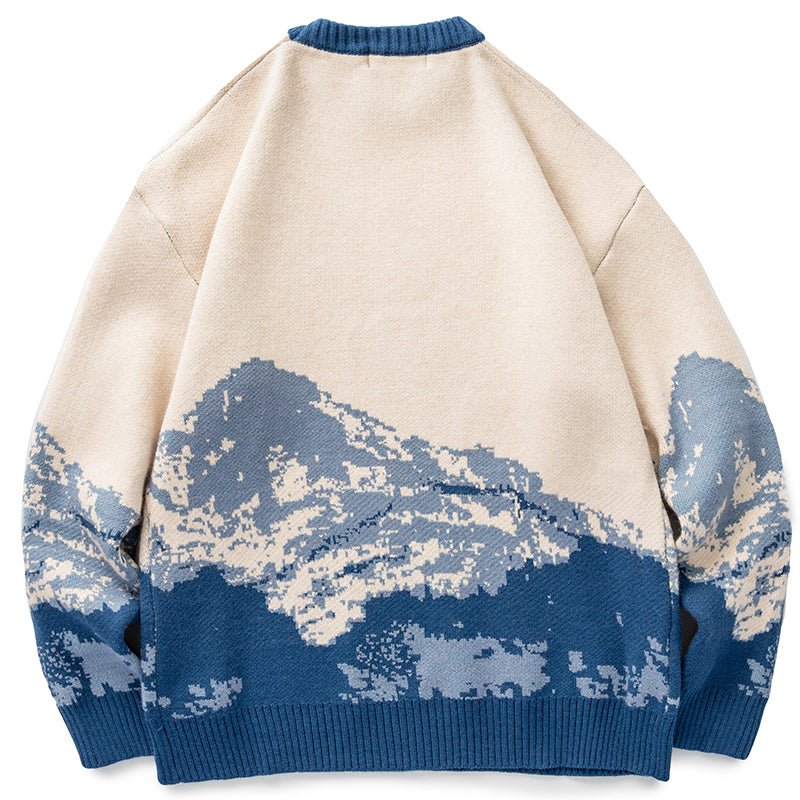 90s snow mountain sweater