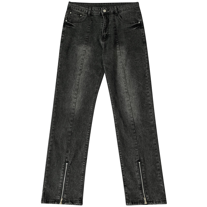retro washed jeans for men