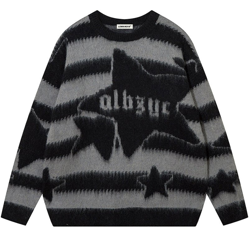 mohair star sweater