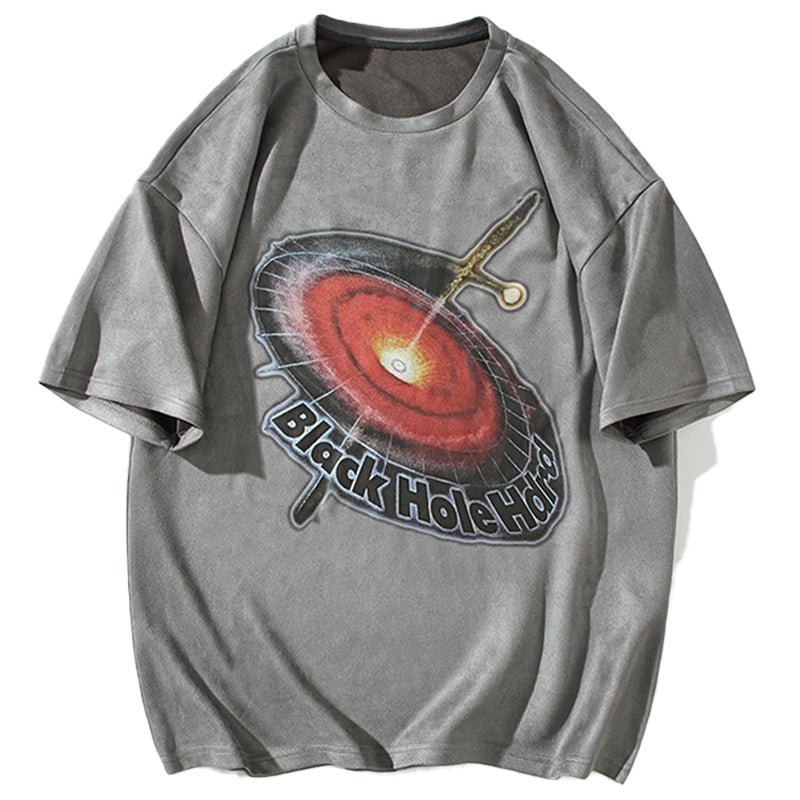 graphic black hole t-shirt