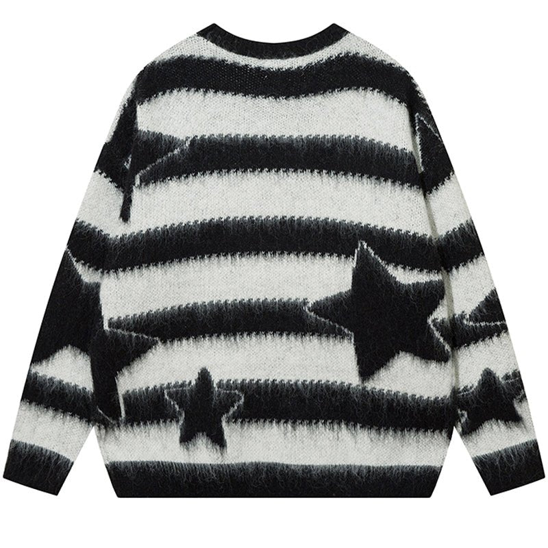 fuzzy star sweater