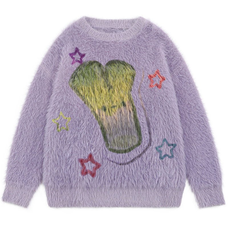mohair knit onion sweater