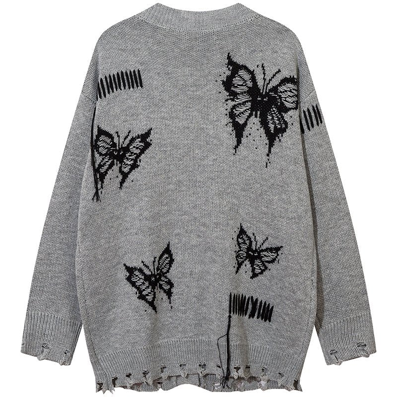 butterfly sweater cardigan