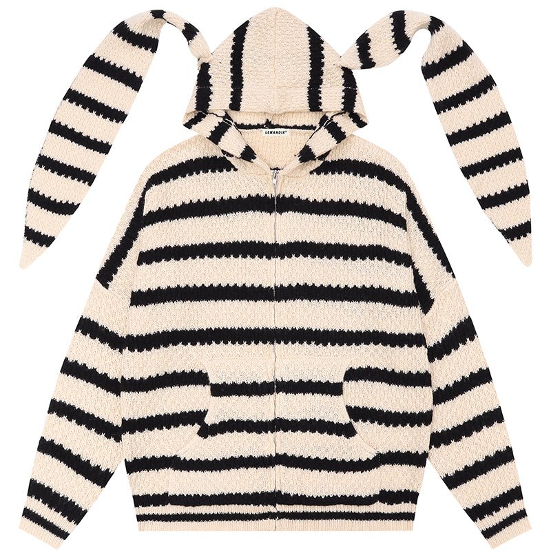 striped bunny sweater