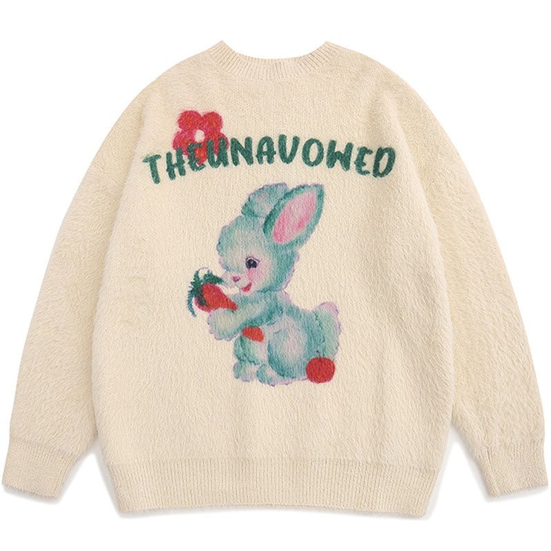 fuzzy rabbit sweater