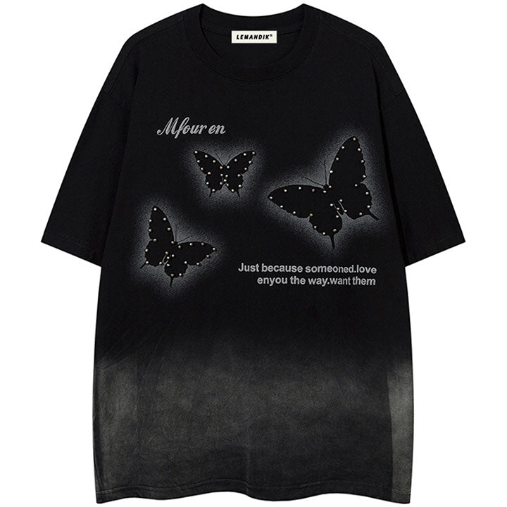 butterfly patch t-shirt