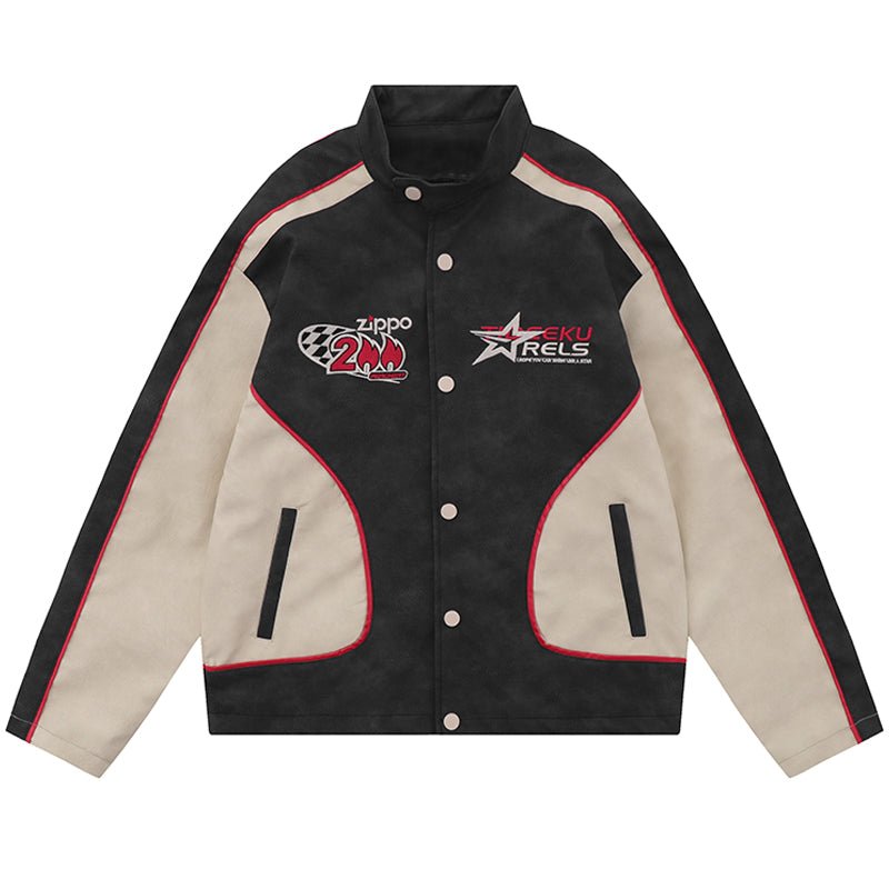 retro racing jacket