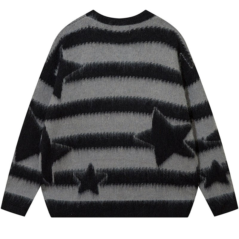 striped star sweater