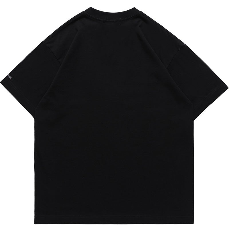 casual t-shirt black Neon t-shirt