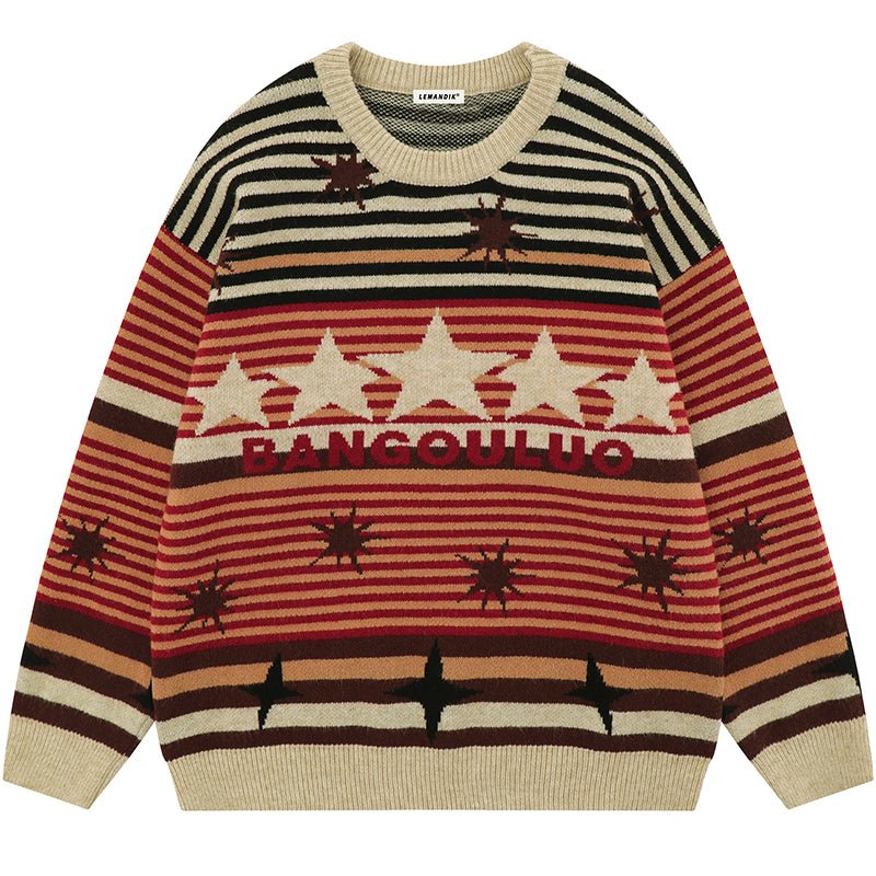 star pullover sweater