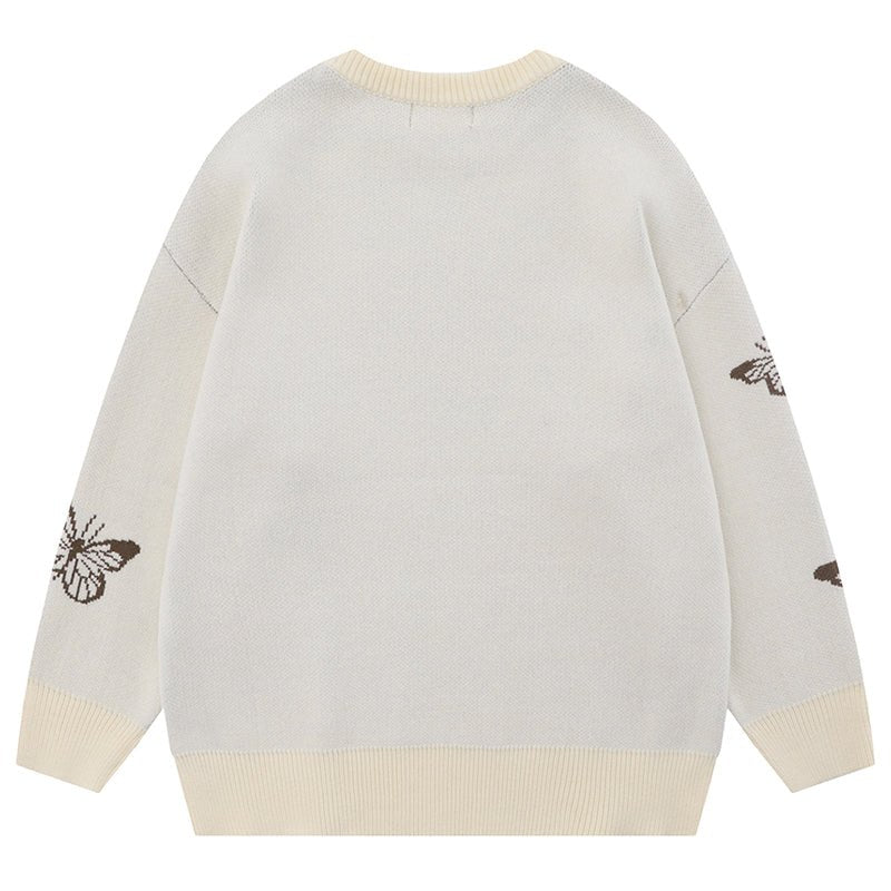 cupid and butterfly sweater