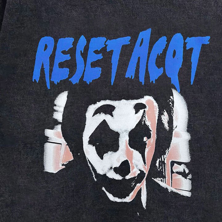 terror clown patch t-shirt