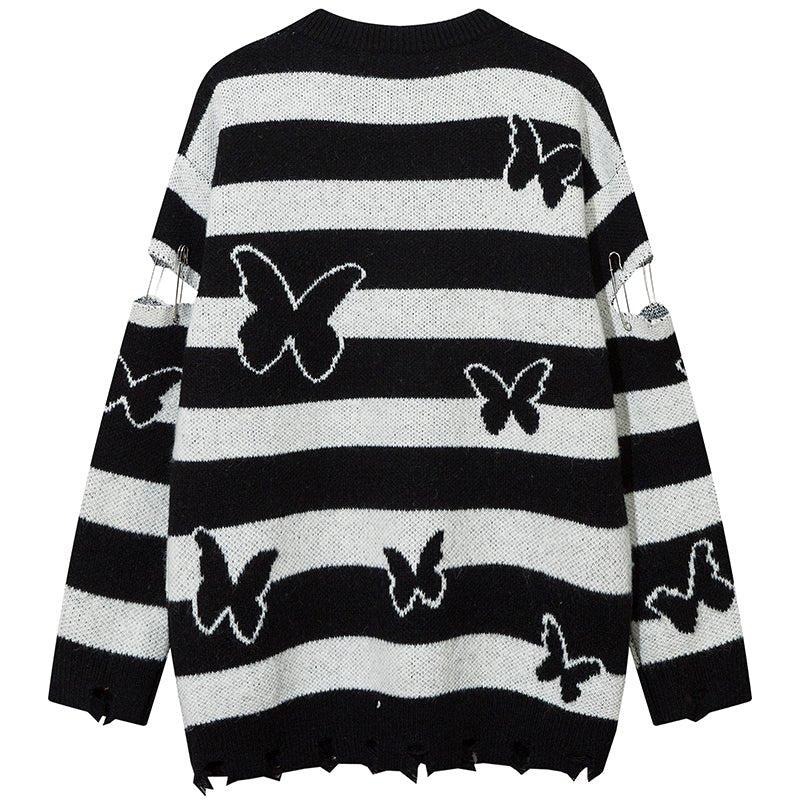 oversize butterfly sweater
