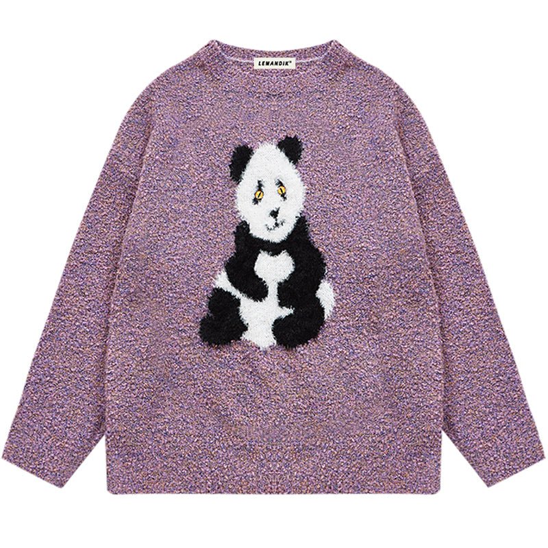 thick panda sweater