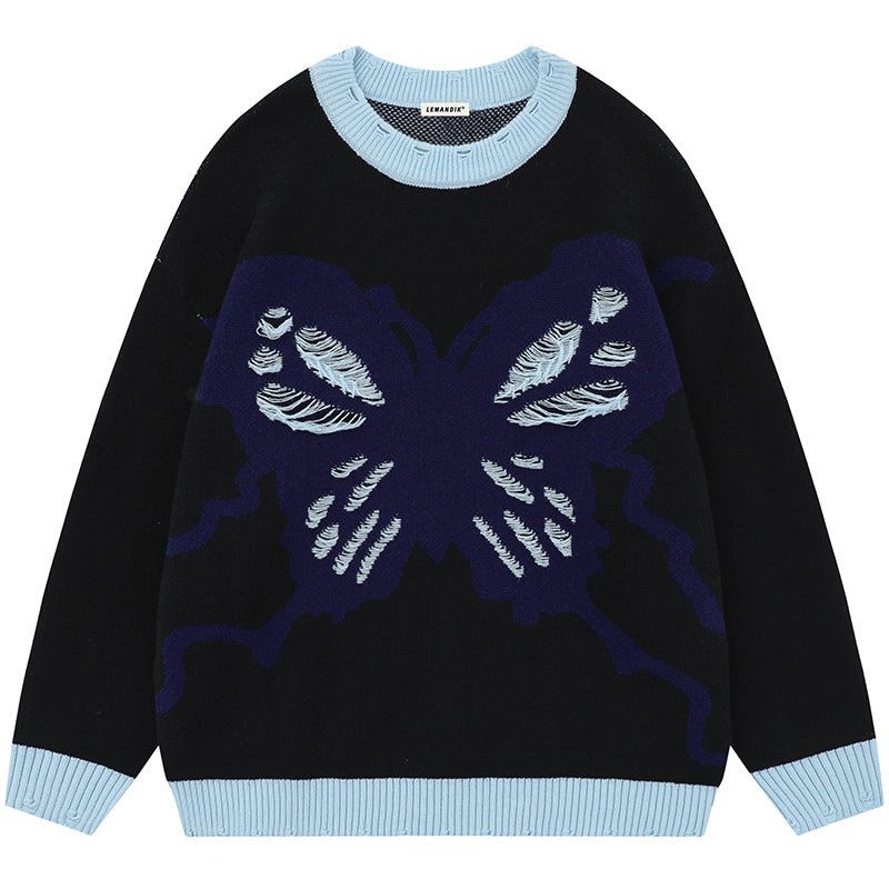 butterfly knit sweater