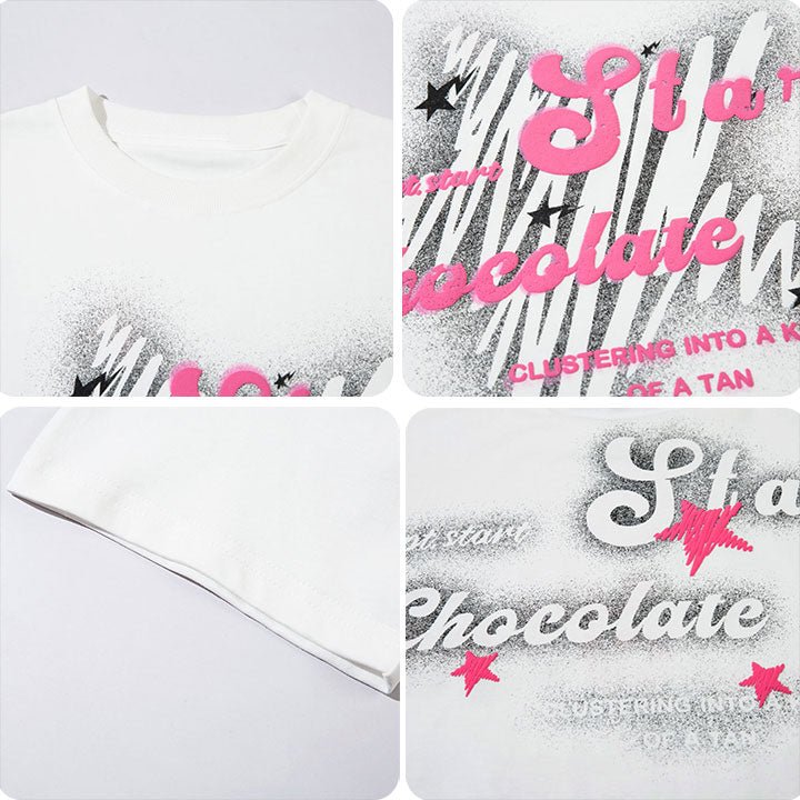 foam star and letter T-shirt