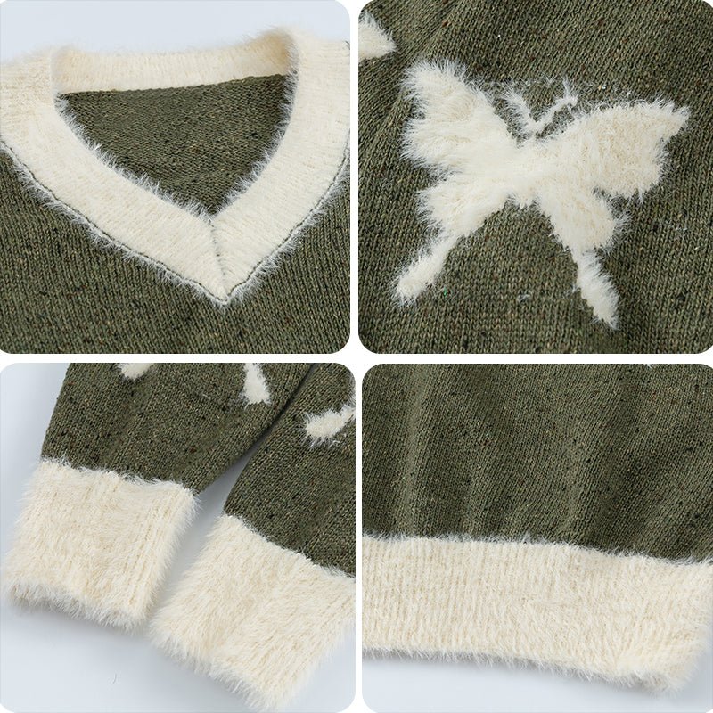fleece knit sweater