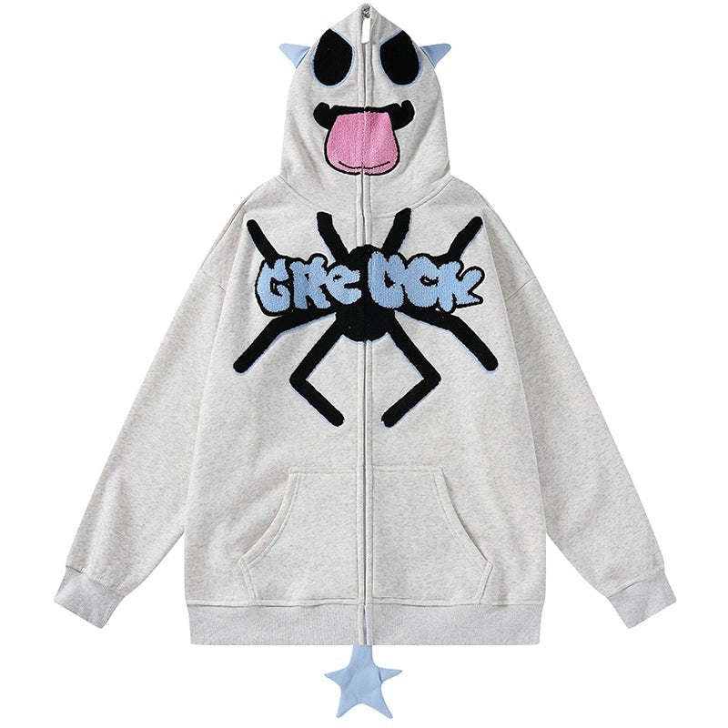 funny spider hoodie