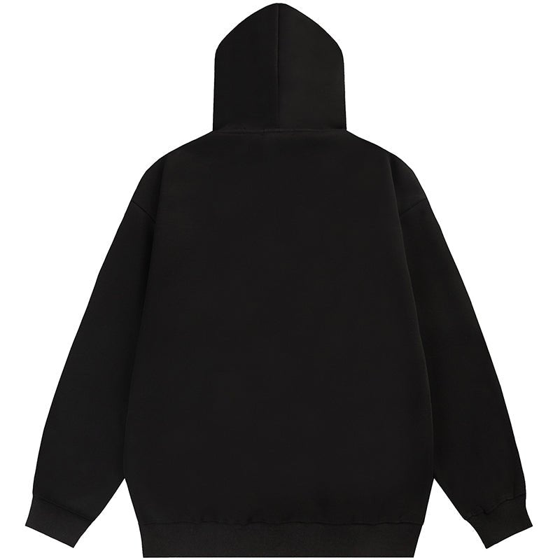 stylish black hoodie