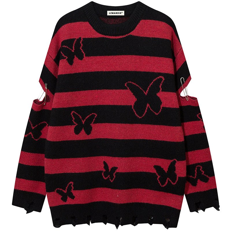 street style butterfly sweater