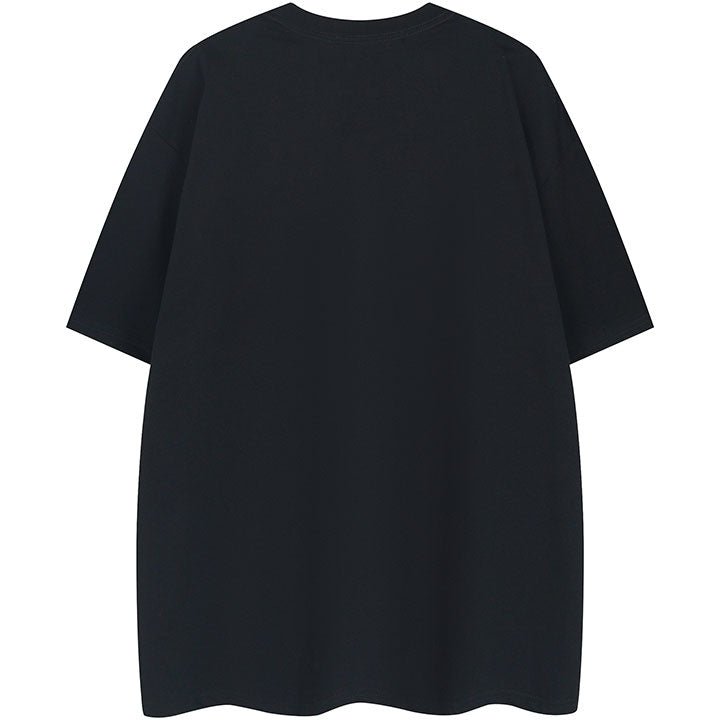 oversize t-shirt with boom "197" pattern