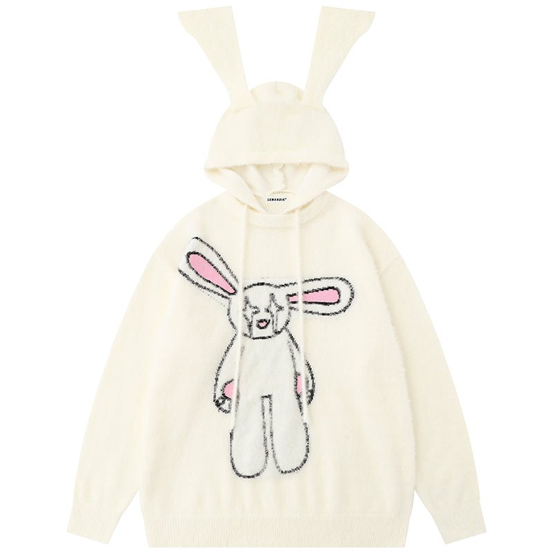 rabbit sweater with ear